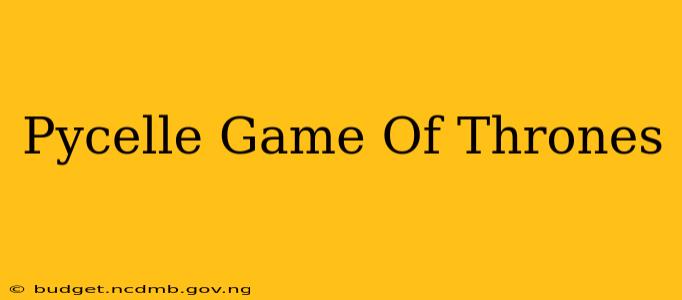 Pycelle Game Of Thrones