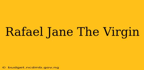 Rafael Jane The Virgin