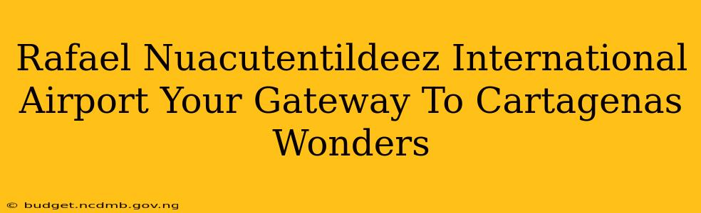 Rafael Nuacutentildeez International Airport Your Gateway To Cartagenas Wonders