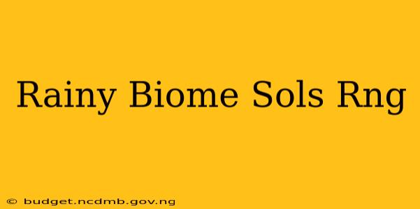 Rainy Biome Sols Rng