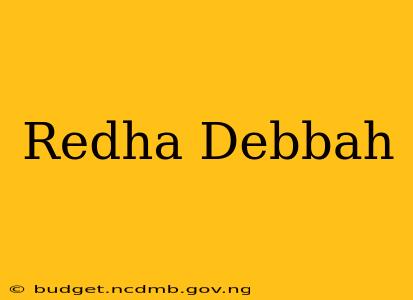Redha Debbah