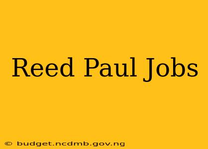 Reed Paul Jobs