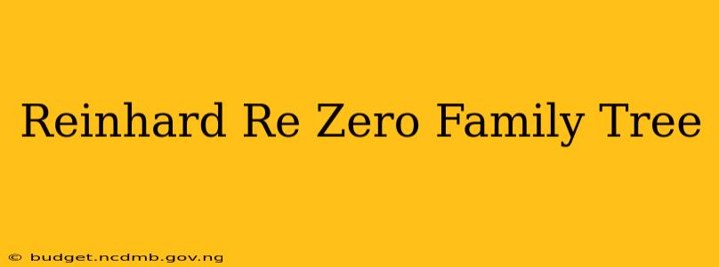 Reinhard Re Zero Family Tree