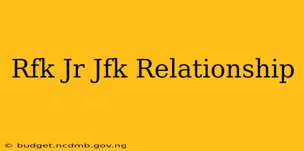 Rfk Jr Jfk Relationship