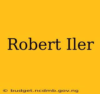 Robert Iler