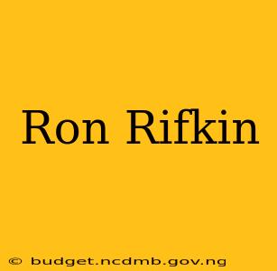Ron Rifkin