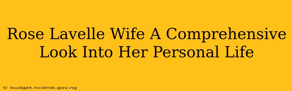 Rose Lavelle Wife A Comprehensive Look Into Her Personal Life