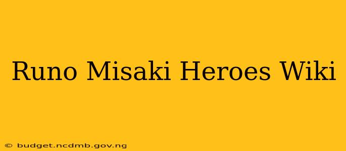 Runo Misaki Heroes Wiki