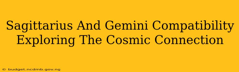 Sagittarius And Gemini Compatibility Exploring The Cosmic Connection