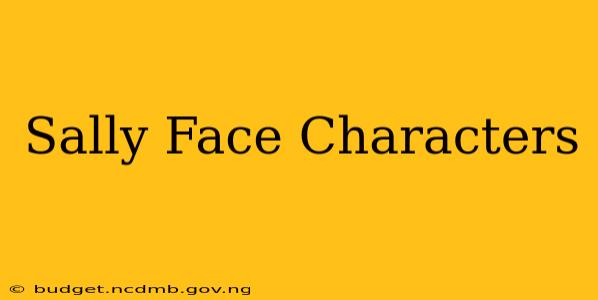 Sally Face Characters