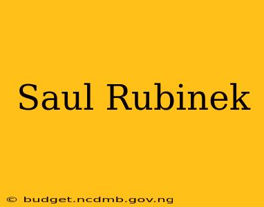 Saul Rubinek