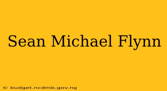 Sean Michael Flynn