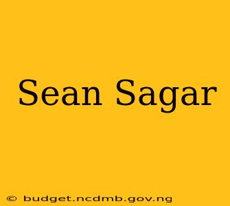 Sean Sagar