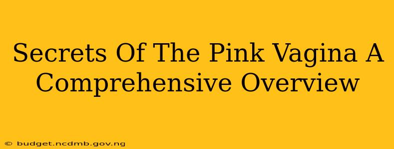 Secrets Of The Pink Vagina A Comprehensive Overview