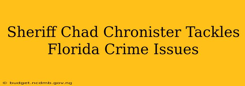 Sheriff Chad Chronister Tackles Florida Crime Issues