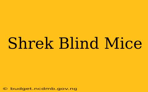 Shrek Blind Mice