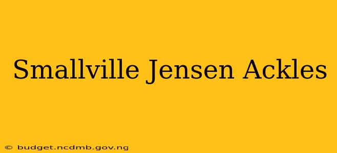 Smallville Jensen Ackles