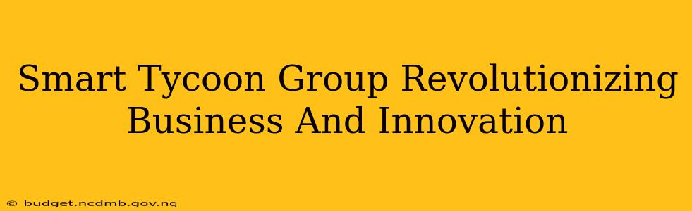 Smart Tycoon Group Revolutionizing Business And Innovation
