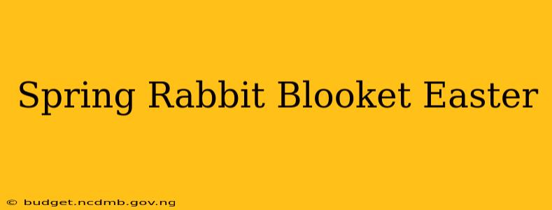 Spring Rabbit Blooket Easter