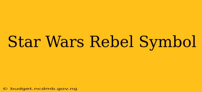 Star Wars Rebel Symbol