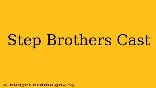 Step Brothers Cast