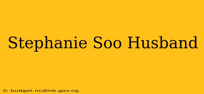 Stephanie Soo Husband