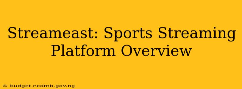 Streameast: Sports Streaming Platform Overview
