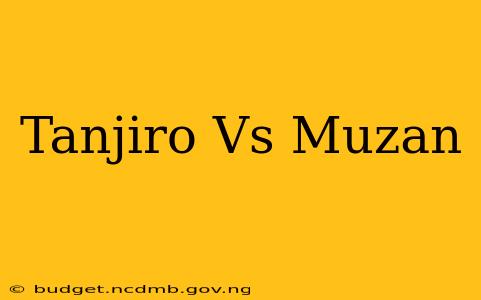 Tanjiro Vs Muzan