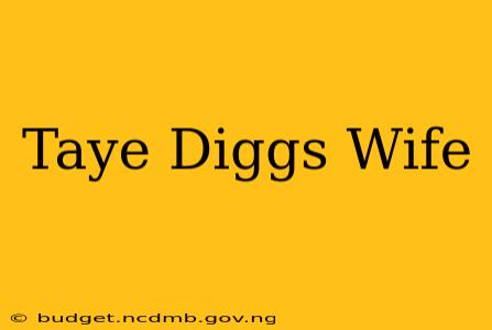 Taye Diggs Wife
