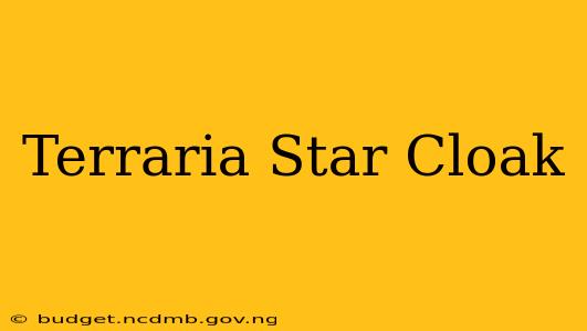 Terraria Star Cloak
