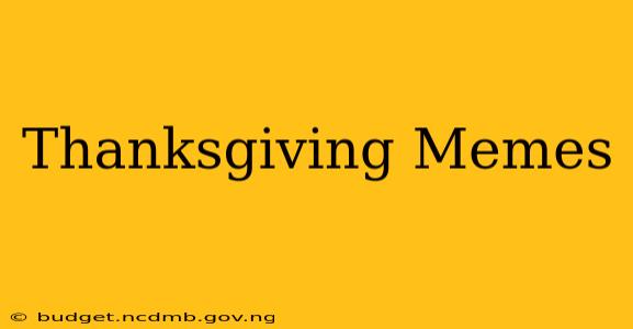 Thanksgiving Memes