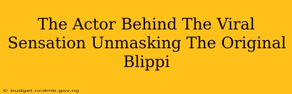 The Actor Behind The Viral Sensation Unmasking The Original Blippi