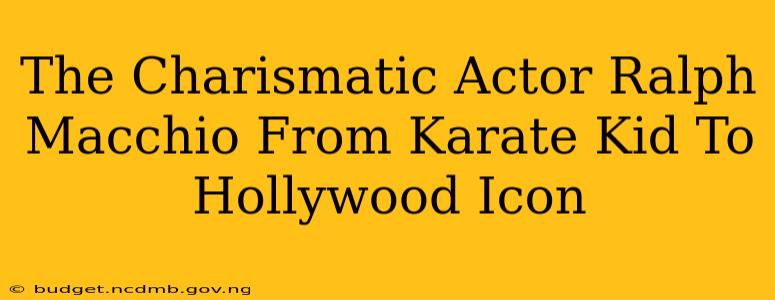 The Charismatic Actor Ralph Macchio From Karate Kid To Hollywood Icon
