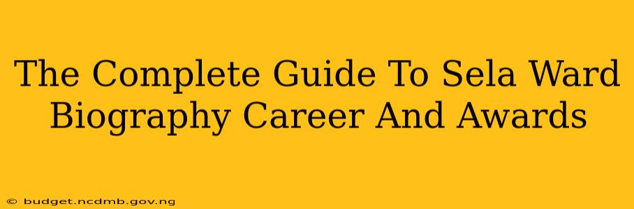 The Complete Guide To Sela Ward Biography Career And Awards