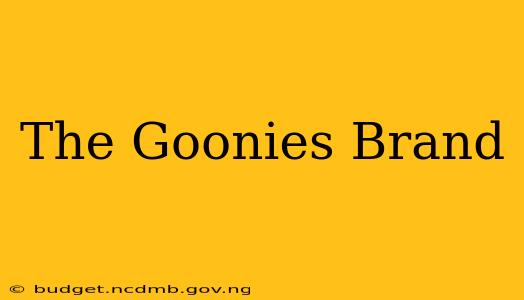 The Goonies Brand