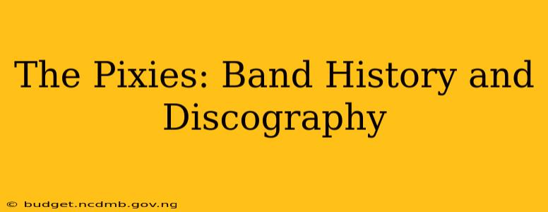 The Pixies: Band History and Discography