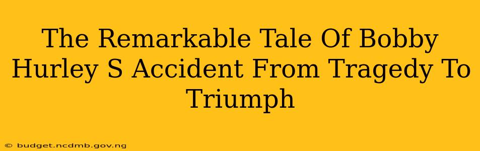 The Remarkable Tale Of Bobby Hurley S Accident From Tragedy To Triumph
