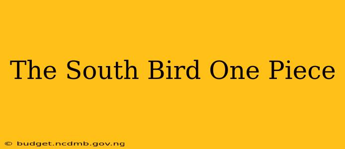 The South Bird One Piece