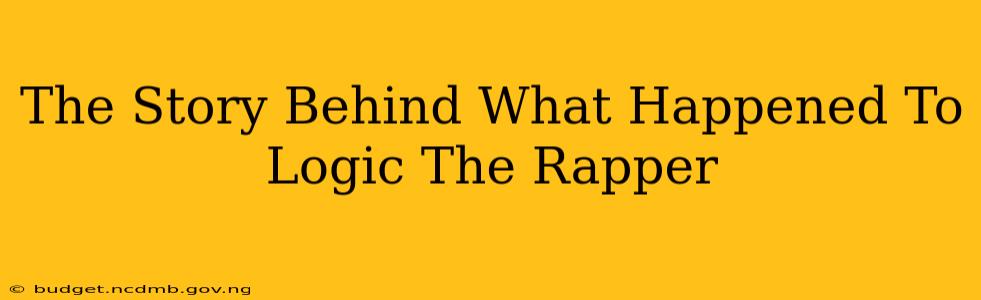 The Story Behind What Happened To Logic The Rapper