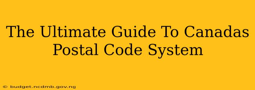 The Ultimate Guide To Canadas Postal Code System