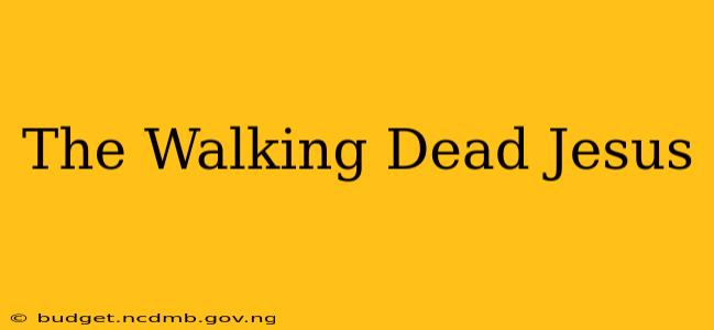 The Walking Dead Jesus