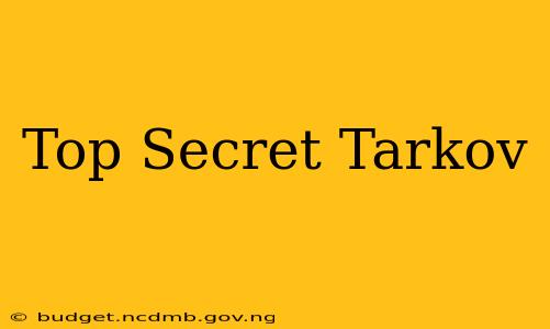 Top Secret Tarkov