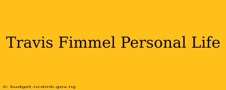 Travis Fimmel Personal Life