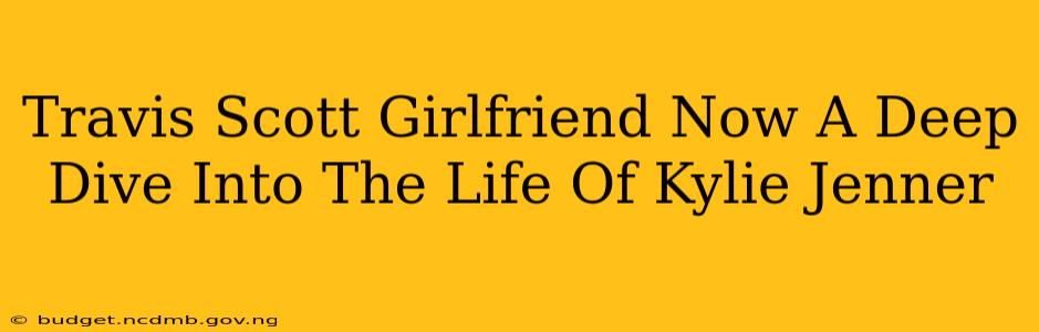Travis Scott Girlfriend Now A Deep Dive Into The Life Of Kylie Jenner