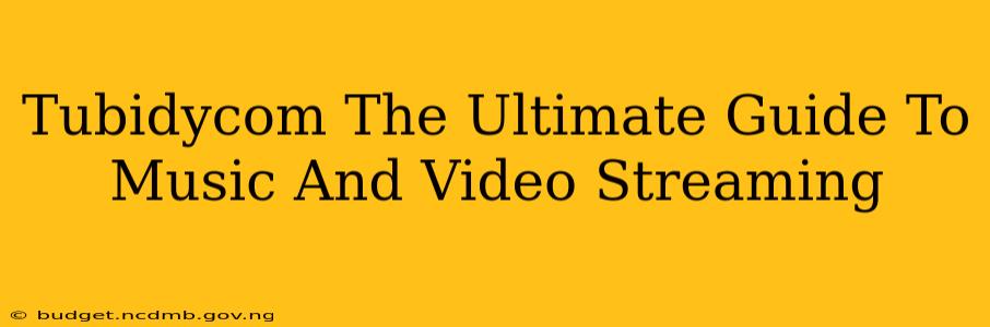 Tubidycom The Ultimate Guide To Music And Video Streaming