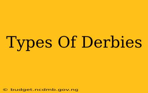 Types Of Derbies