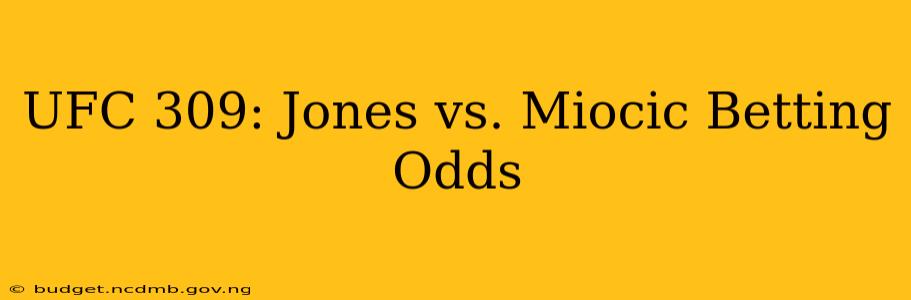 UFC 309: Jones vs. Miocic Betting Odds