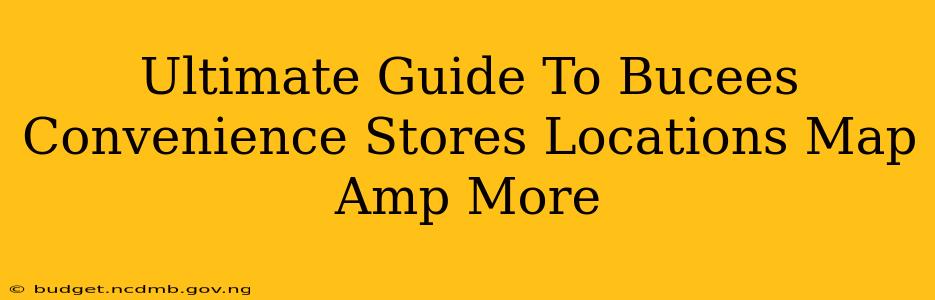 Ultimate Guide To Bucees Convenience Stores Locations Map Amp More