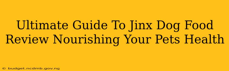 Ultimate Guide To Jinx Dog Food Review Nourishing Your Pets Health