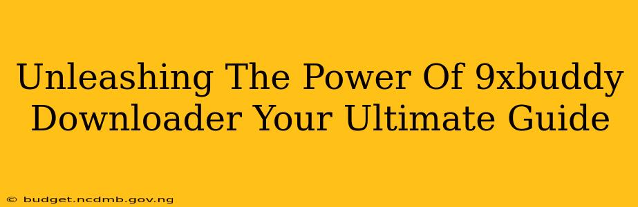 Unleashing The Power Of 9xbuddy Downloader Your Ultimate Guide